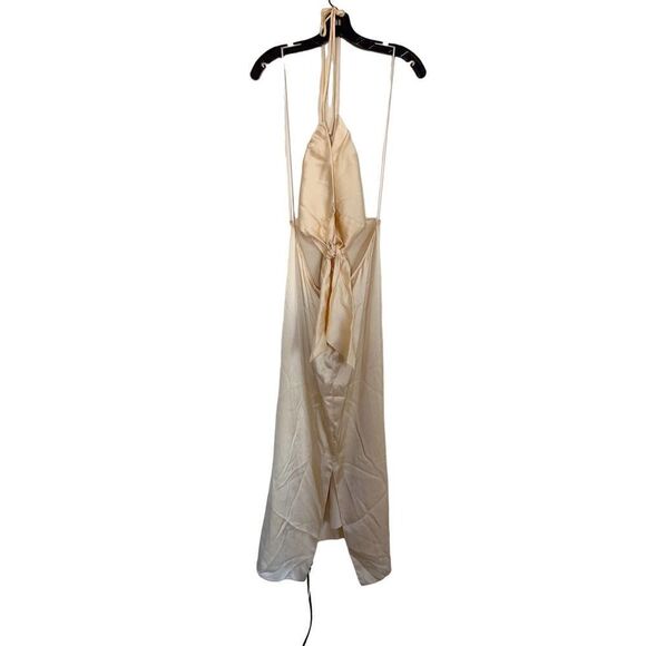 johanna ortiz solo voyaging silk ankle dress US8 ECRU - Picture 7 of 12